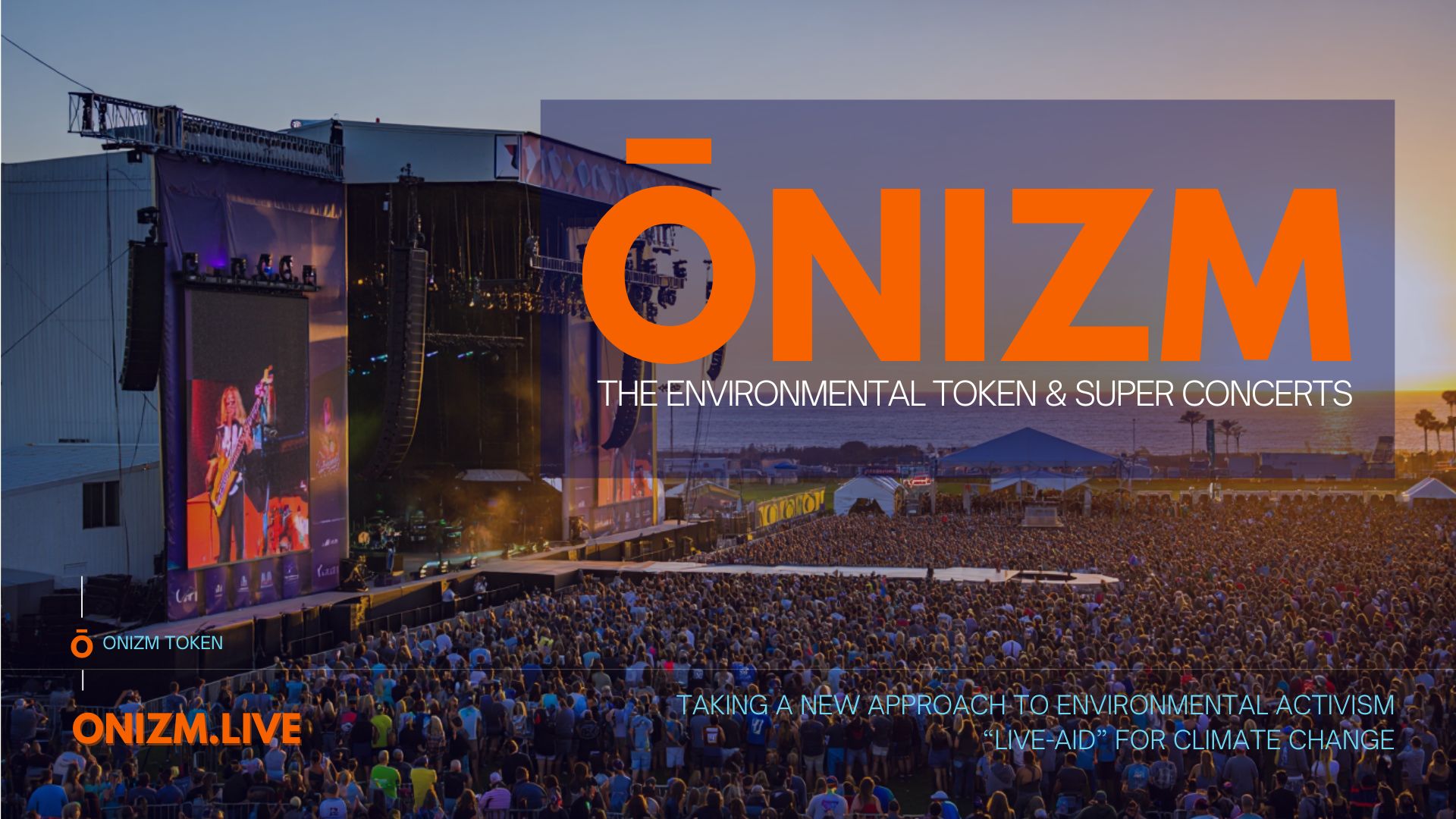 Onizm Environmental Web3 project pitch deck and token structure materials